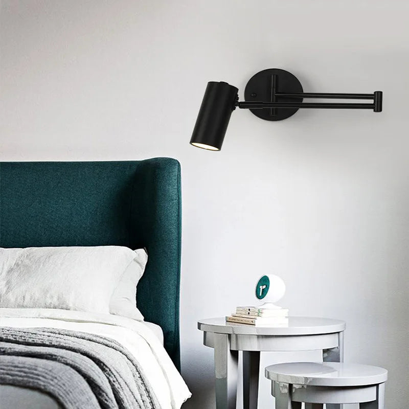 LUXARM Verstelbare Wandlamp met Lange Arm - wandlamp - detail