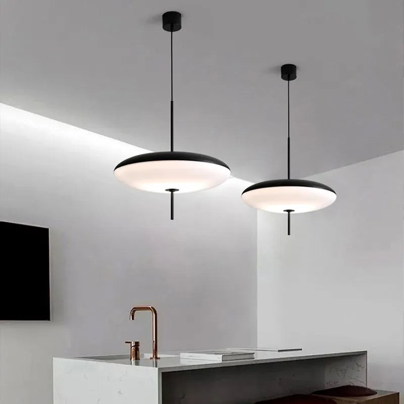 Moderne Vliegende Schotel Hanglamp - hanglampen - zijaanzicht