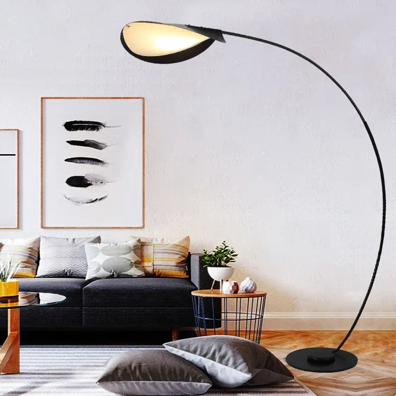 LumiArc Moderne Parabolische LED Vloerlamp - vloerlamp - verlicht