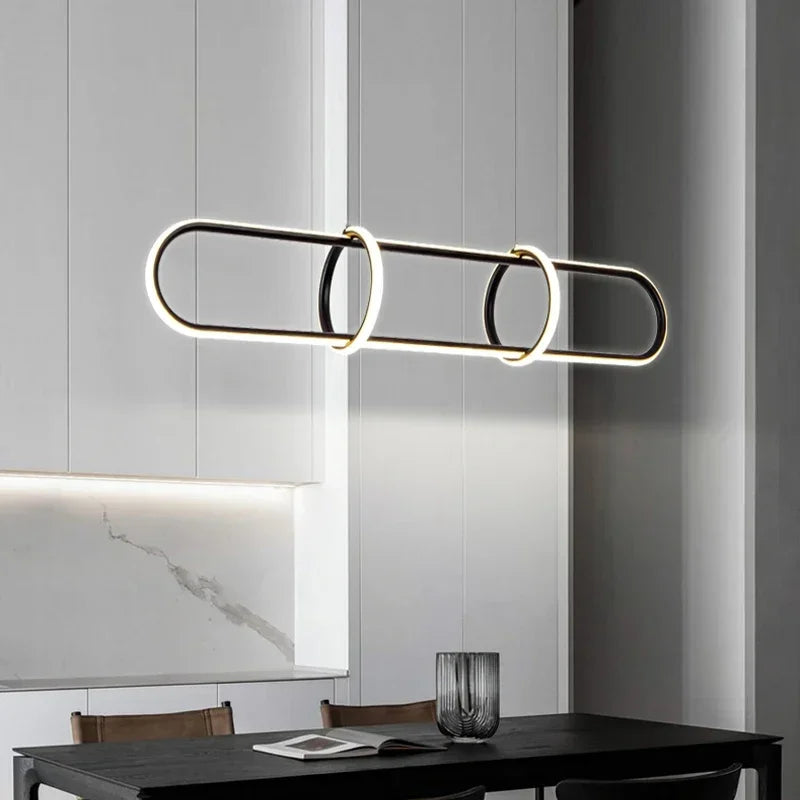 Moderne LED Hanglamp - Stijlvolle Hanglamp voor Woonkamers, Slaapkamers &amp; Hotel - hanglampen - materiaaldetail
