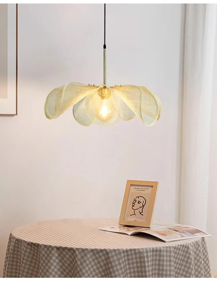 SabiFlora Wabi-Sabi Stoffen Hanglamp - plafondlamp