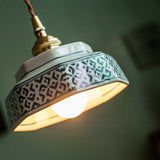 AuroraVerde Donkergroene Keramische Hanglamp