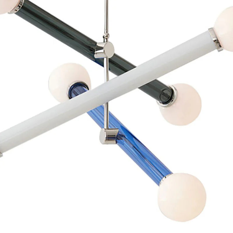 ArtGlow Moderne Kleurrijke Kroonluchter - hanglampen - gemonteerd