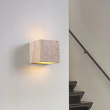 StoneBloc Buitenwandlamp – Natuurlijke Steenlook Wandlamp voor Tuin, Hal & Badkamer