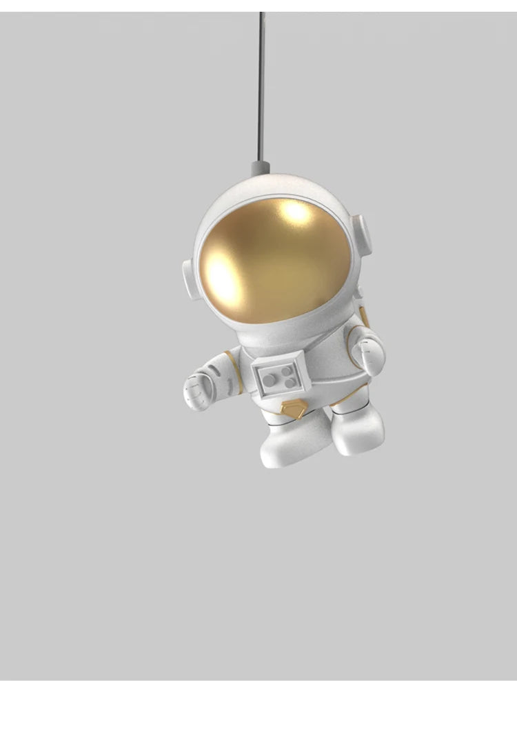 CosmoGlow Astronaut Wolkenplafondlamp - plafondlamp - zijaanzicht