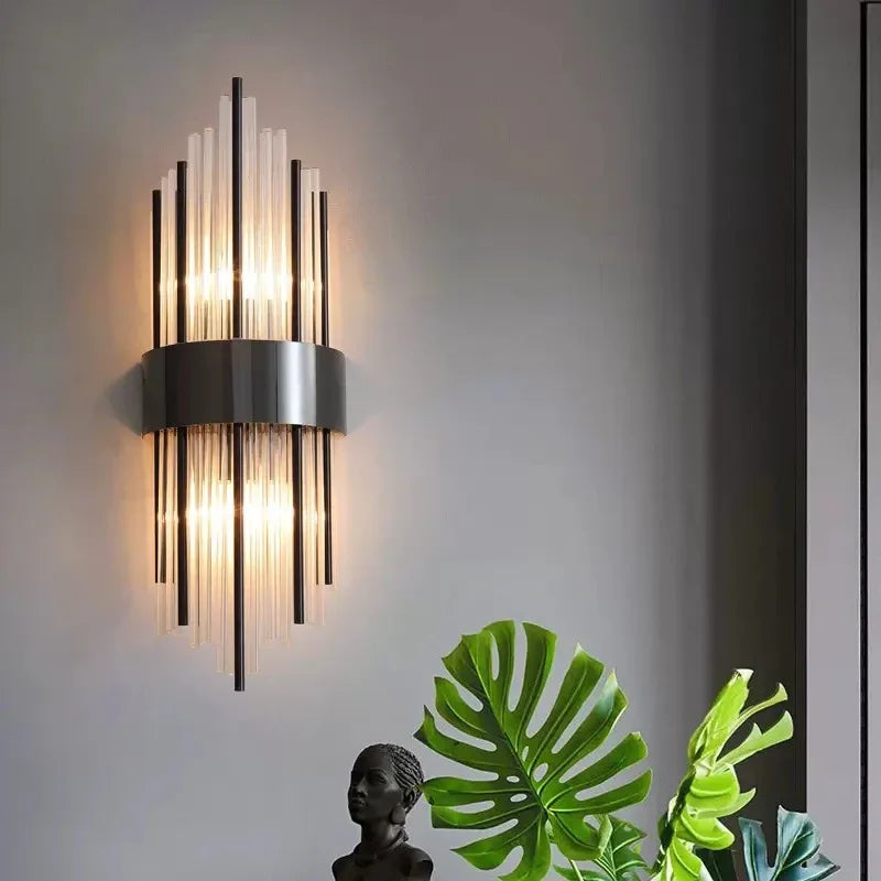 AuriLux Nordic Kristallen Wandlamp - wandlampen