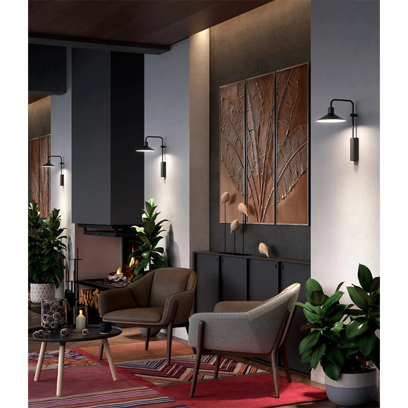 Aurelio Retro Outdoor Wall Lamp - wandlamp - in de kamer