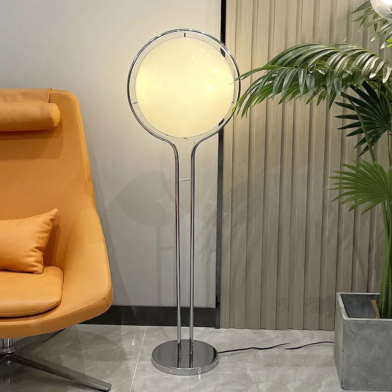 LumiSphere Art Deco LED Bol Vloerlamp - vloerlamp - zijaanzicht