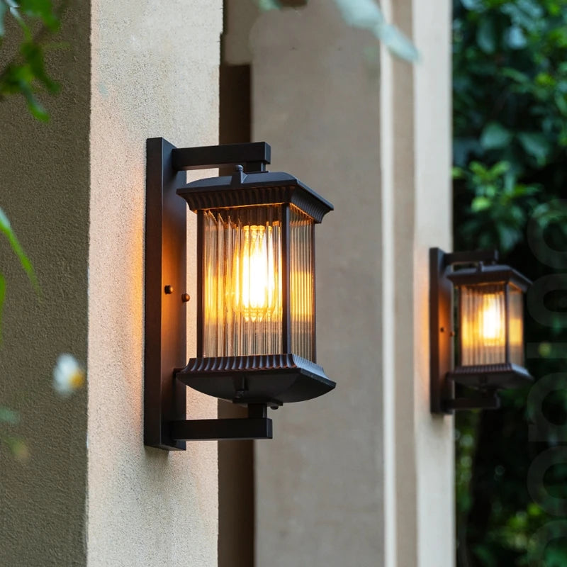 TerraGuard Classic – Waterdichte Buitenwandlamp van Metaal - buitenverlichting