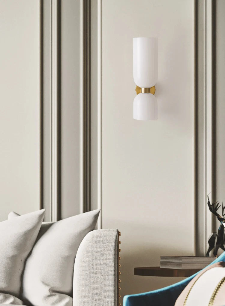 AuroraNord Luxe Glazen Wandlamp - wandlamp - close-up