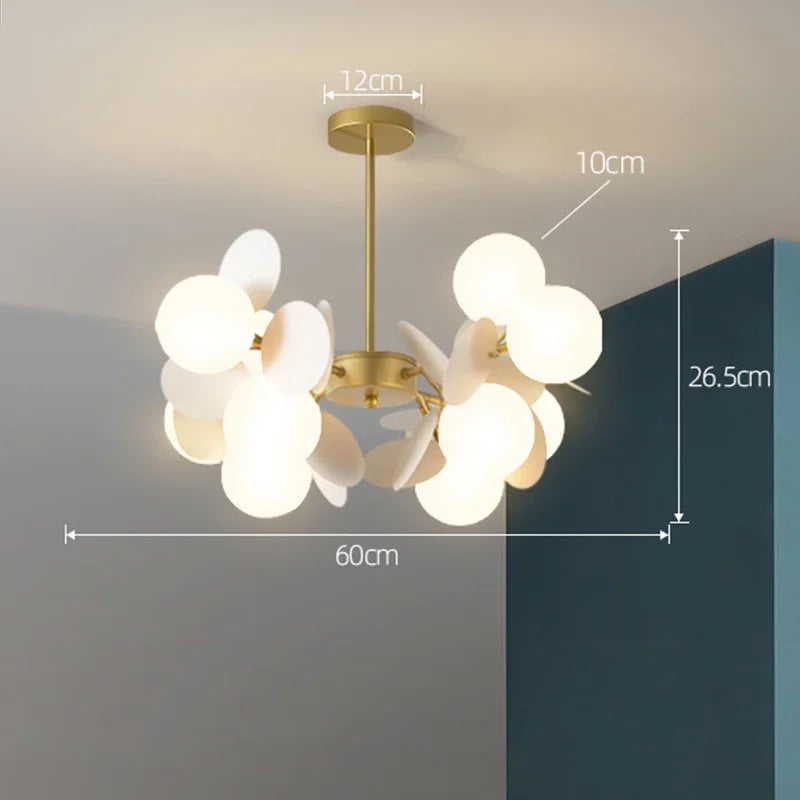 NatureGlow Kleurrijke Tak Kroonluchter - hanglampen - materiaaldetail