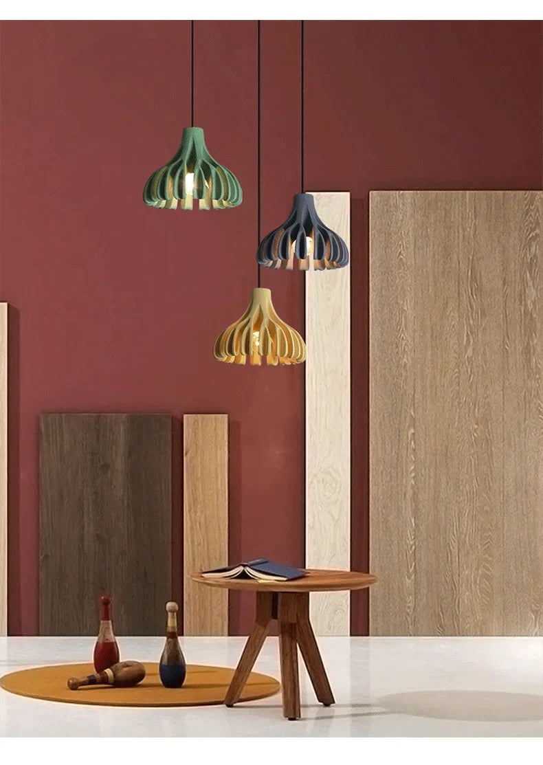 MacaronGlow Designer Resin Kroonluchter - hanglampen - detail