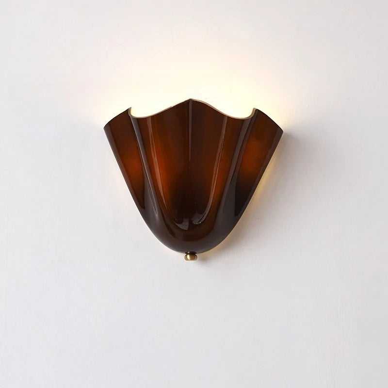 Retro Kleurrijke Glazen Wandlamp - wandlamp