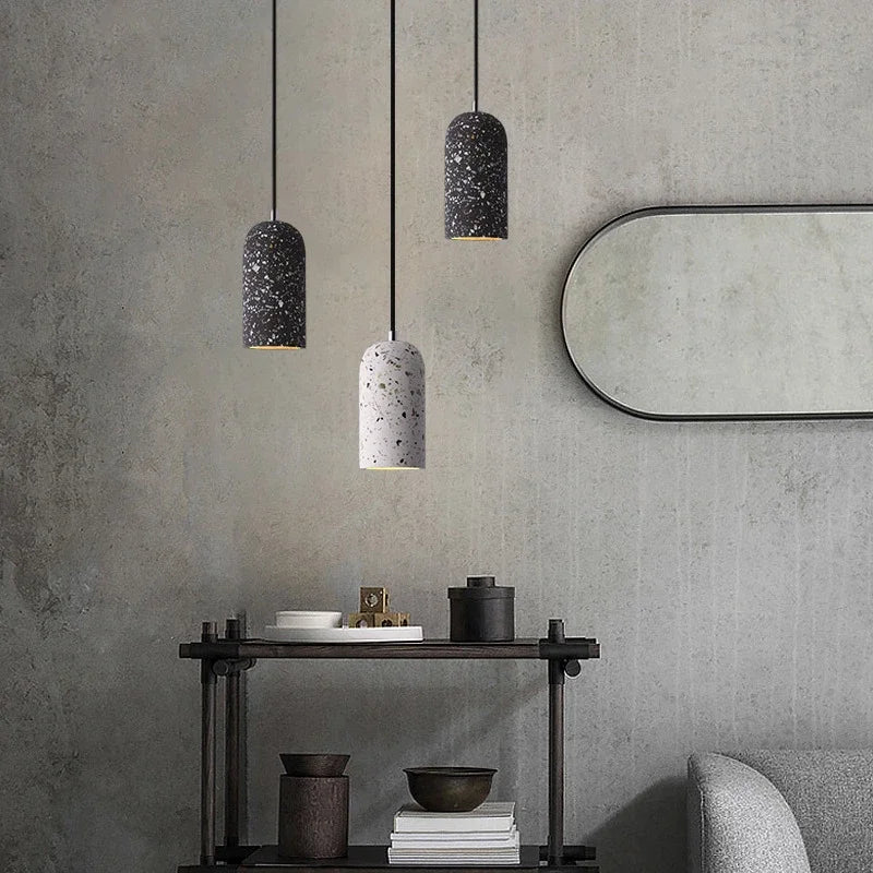 CementoLux – Handgemaakte Cement Hanglamp met LED - hanglampen - sfeerbeeld