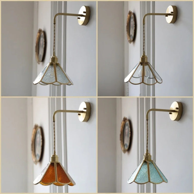 Aurora Copper Wall Light