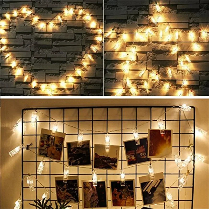 LumaClip 3M LED Fotoklem Slingerlicht - buitenverlichting - sfeerbeeld