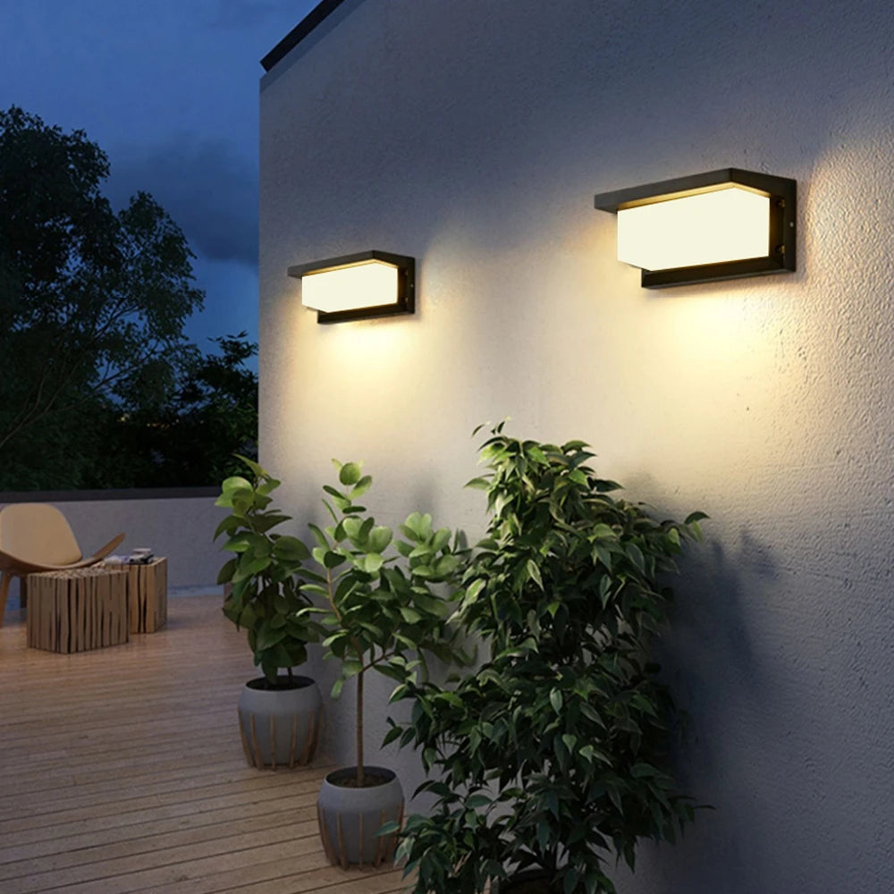 RAINFORCE IP65 LED Buitenwandlamp - buitenverlichting - in de kamer