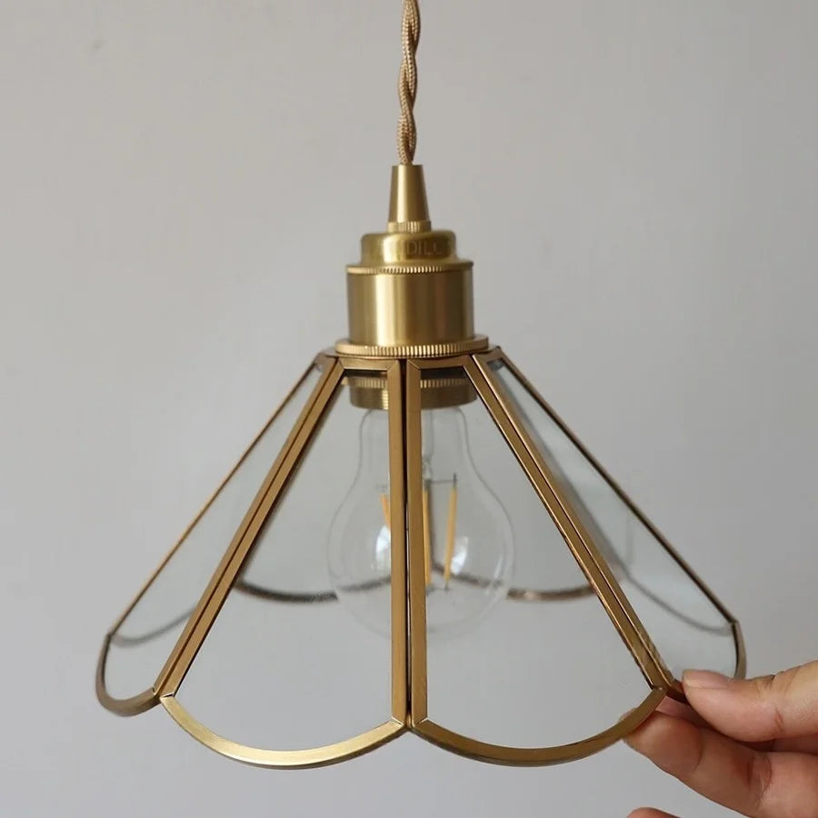 Aurora Copper Wall Light - wandlamp - close-up