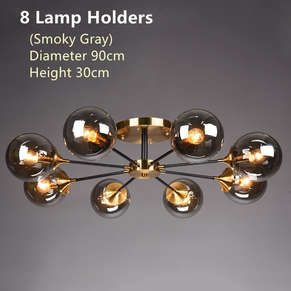 Rotor Koperen Plafondlamp Voor In De Woonkamer - plafondlamp