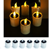 SOLAGLOW 6-Delige Solar LED Theelichtjes