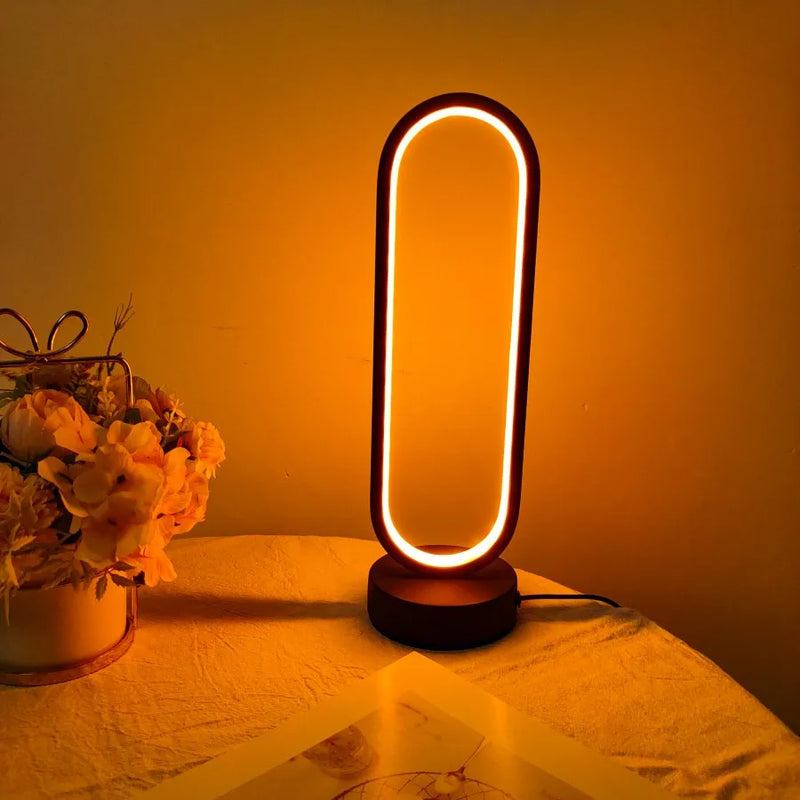 LunaHalo – Luxe Dimbare LED Ringlamp voor Slaapkamer en Woonkamer