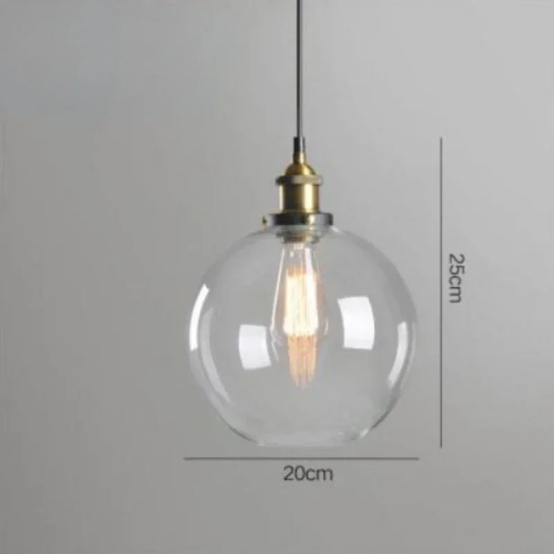 NordicLoom – Moderne Loft Hanglamp met Glas - hanglampen - close-up