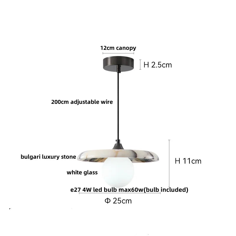 LumoTravert LED Hanglamp - hanglampen - zijaanzicht