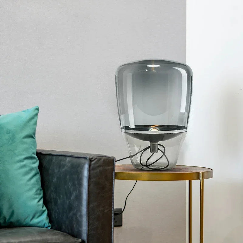 AuroraGlow – Scandinavische Designer Glazen Tafellamp LED - vloerlamp