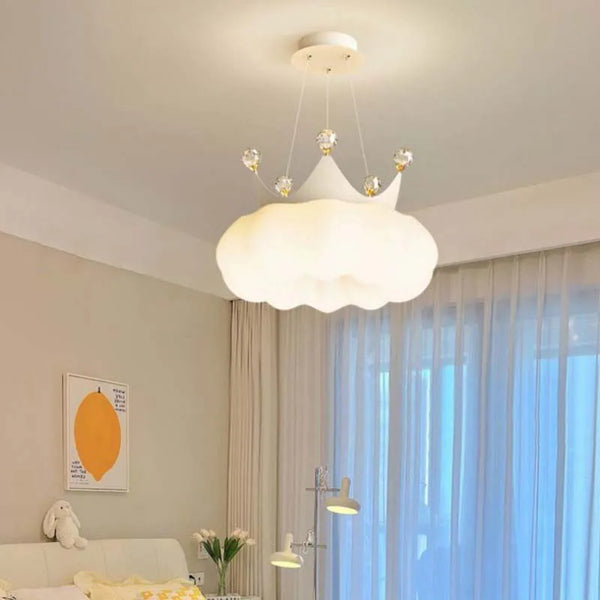 PrincessLume – Franse Kroonlamp met Crèmekleurige Windstijl