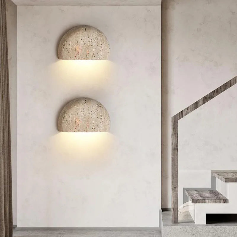 WABIKU Natuursteen Wandlamp