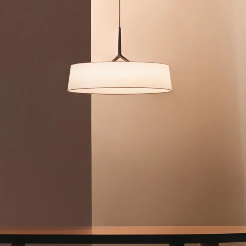 CircoLuce: Moderne Minimalistische LED Hanglamp van Stof