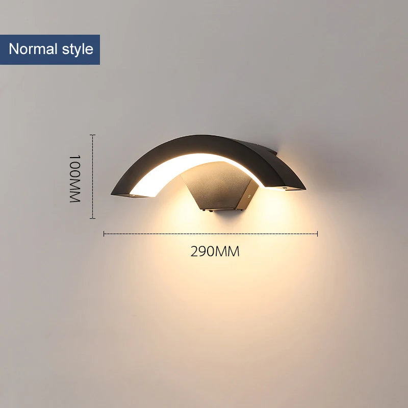 LUXGUARD Slim PIR Buitenlamp - buitenverlichting - zijaanzicht