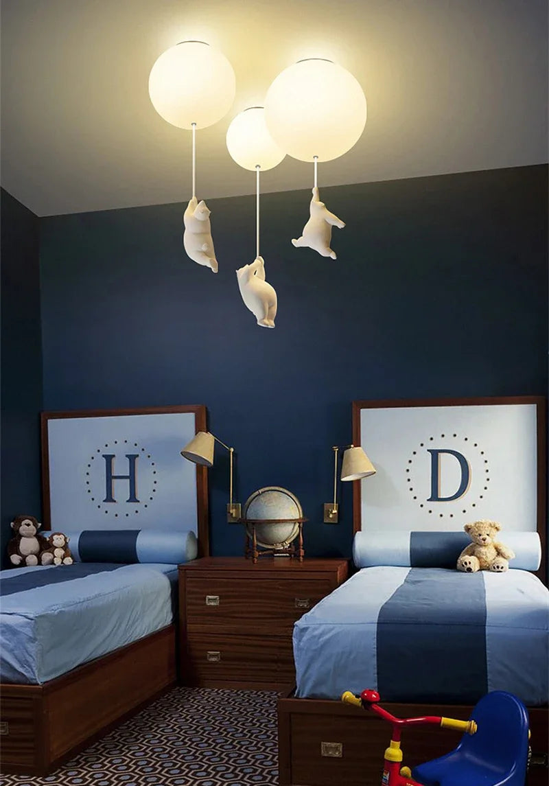 PolarGlow Designer IJsbeer Kroonluchter - hanglampen - verlicht