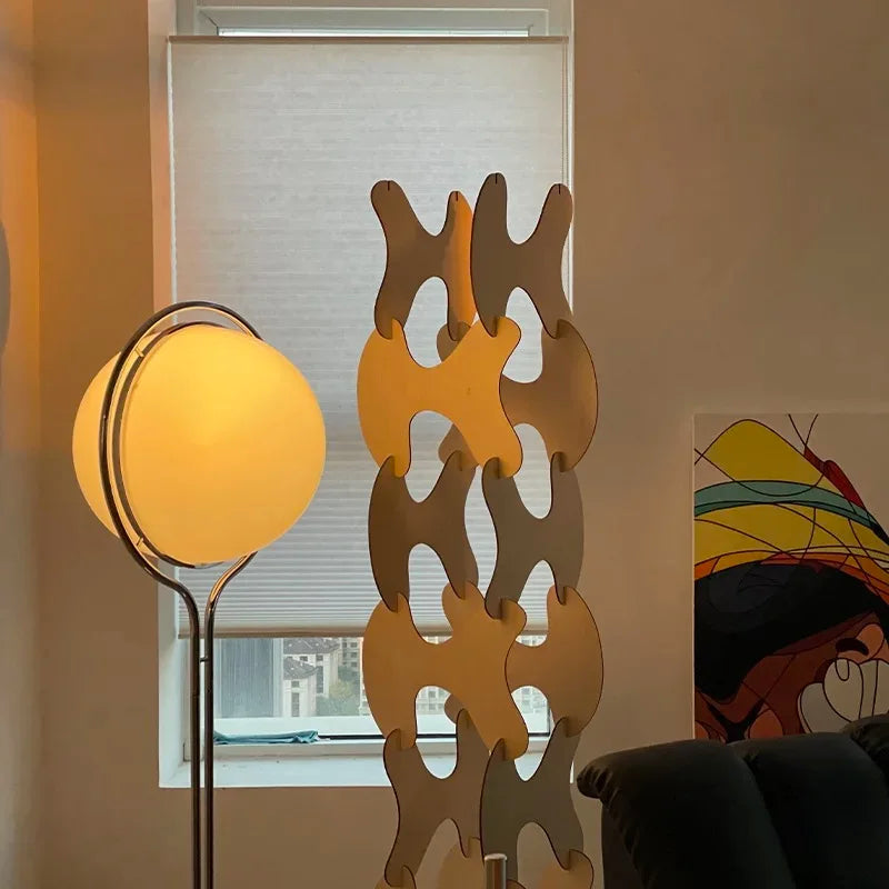 LumiSphere Art Deco LED Bol Vloerlamp - vloerlamp - close-up