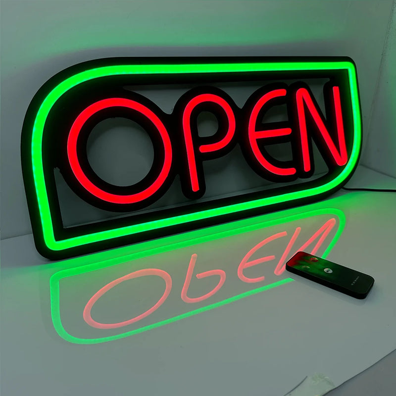 BrightGlow Pro Neon OPEN Bord