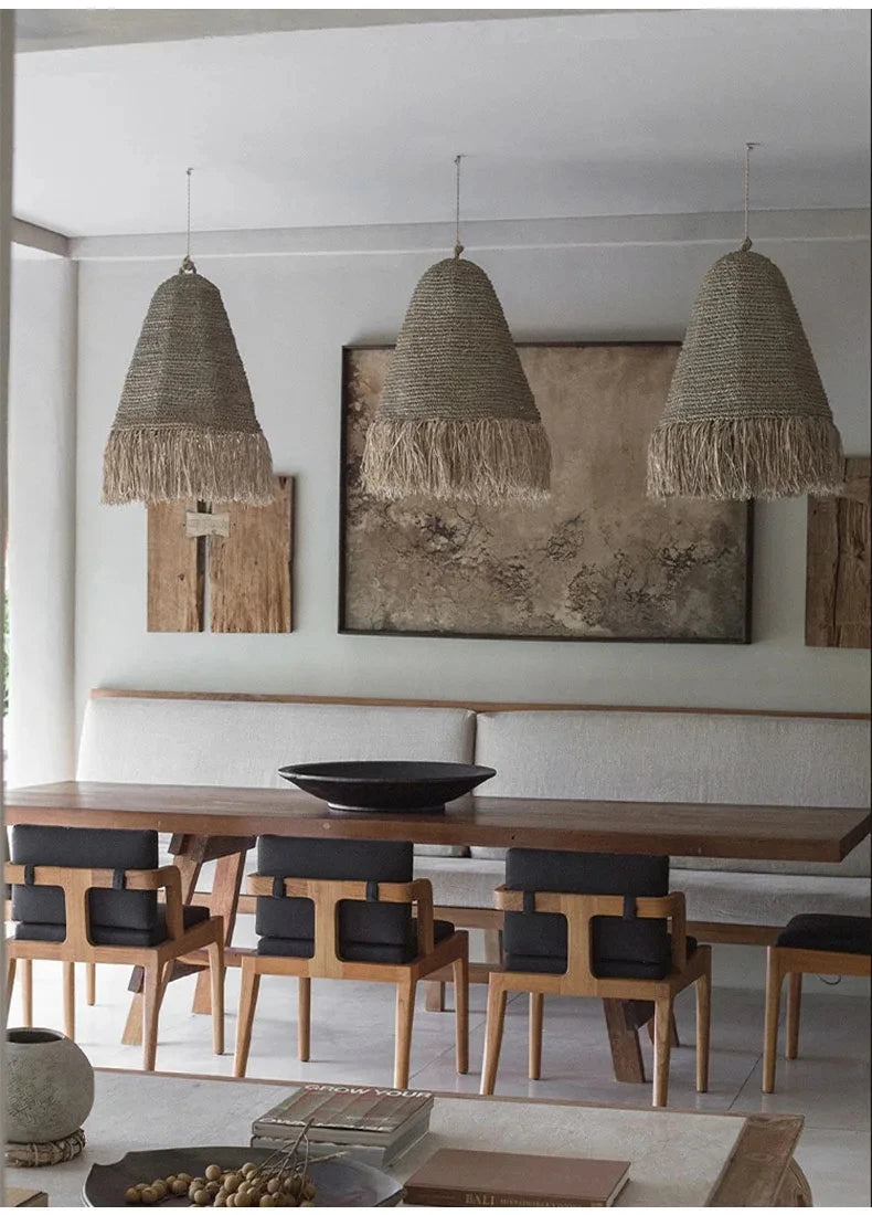 Handgeweven Rotan Hanglamp - hanglampen - afmetingen