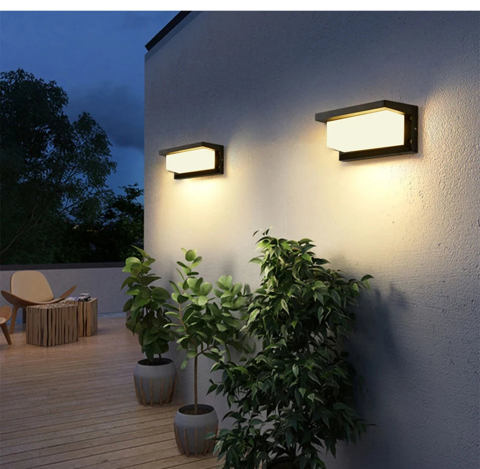 RAINFORCE IP65 LED Buitenwandlamp - buitenverlichting - gemonteerd