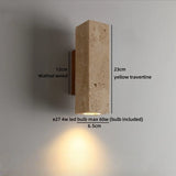 TerraLume Wabi-Sabi Travertin LED Wandlamp