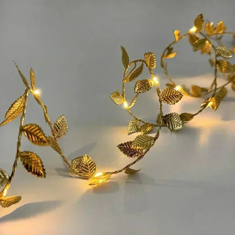 AureaLeaf Gouden kerstverlichting