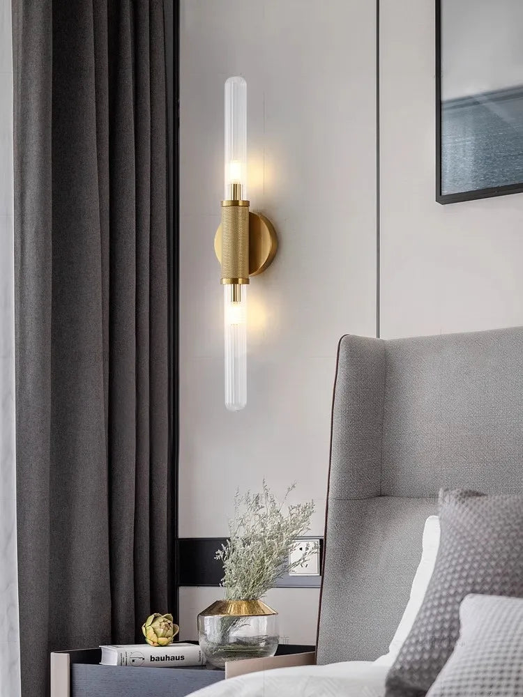 AuroraNord Luxe Wandlamp – Moderne LED Designlamp voor Slaapkamer, Restaurant & Woonruimte - wandlamp - detail