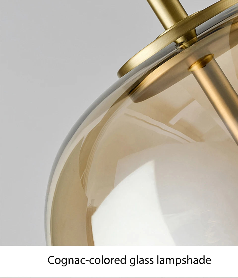 LumiGlow – Elegante Glassteen Hanglamp met LED-verlichting - hanglampen - close-up