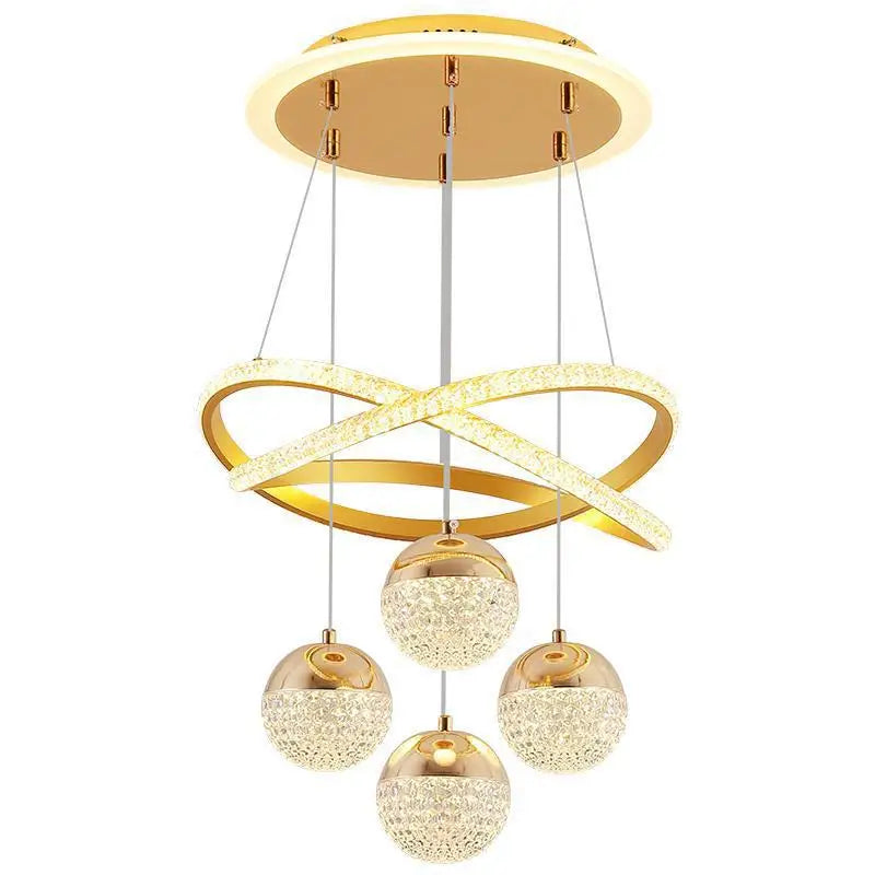 LumaCrest LED Hanglamp – Moderne Art Deco Sfeer voor Eetkamer en Woonruimte