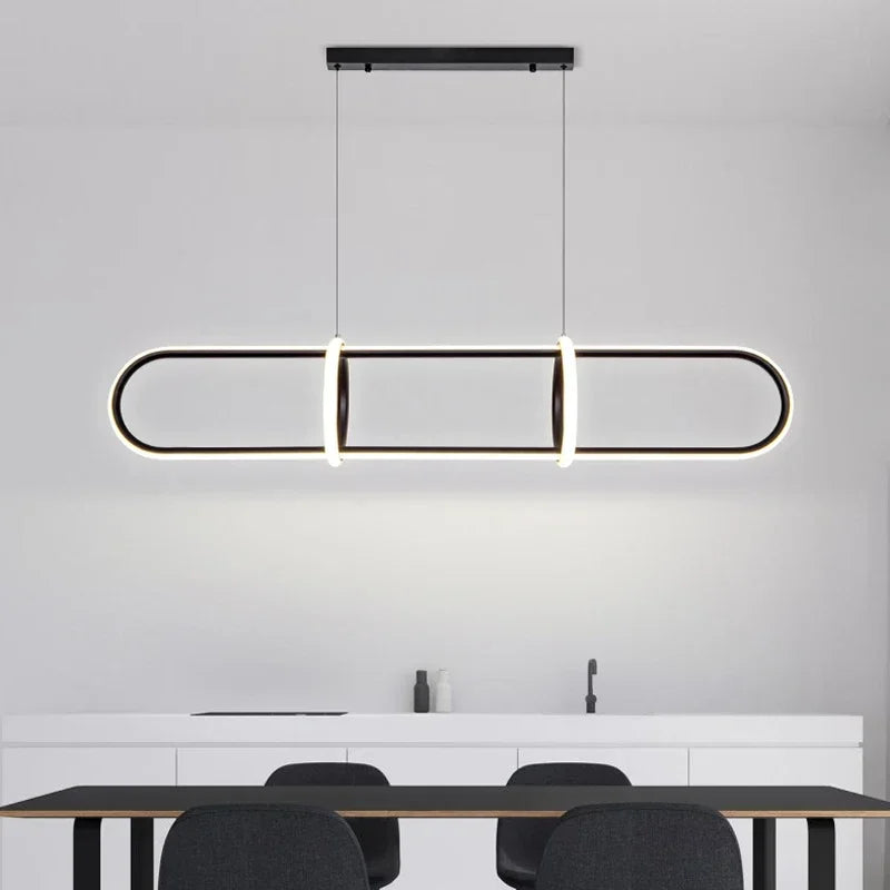 Moderne LED Hanglamp - Stijlvolle Hanglamp voor Woonkamers, Slaapkamers &amp; Hotel - hanglampen - close-up