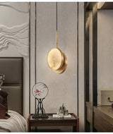 Round Marble Wall Lamp