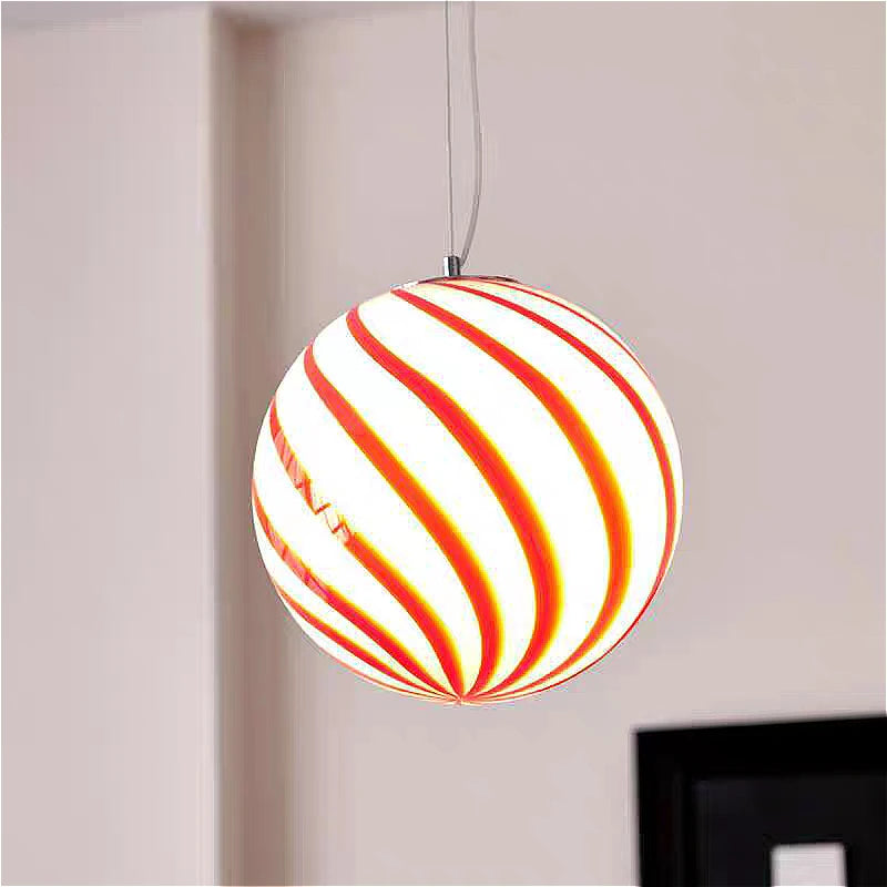 Kleurrijke Glazen Bol Hanglamp