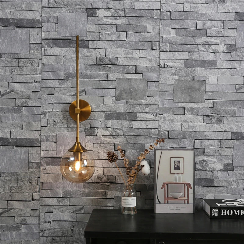 NordicGlow Moderne Gekleurde Glas Wandlamp - wandlamp - zijaanzicht