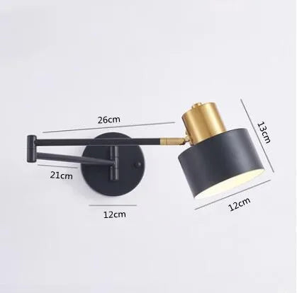 LUXARM Verstelbare Wandlamp met Lange Arm - wandlamp - sfeerbeeld