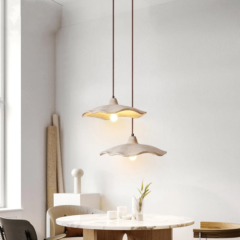 Japandi Wabi-Sabi Hanglamp - hanglampen - zijaanzicht