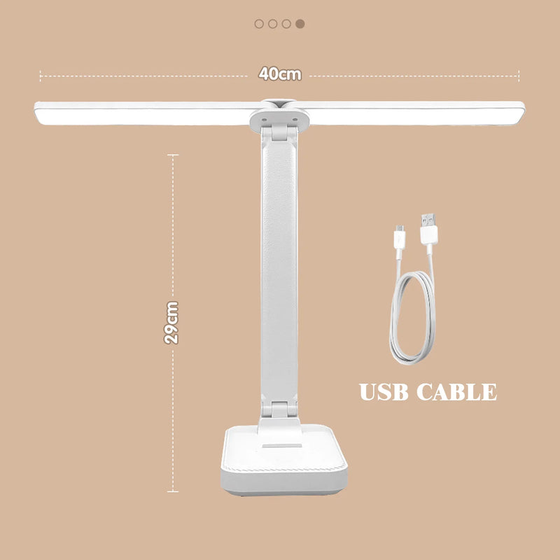 LumoFlex – Oplaadbare LED Bureaulamp met Touchbediening & Vouwbaar Design