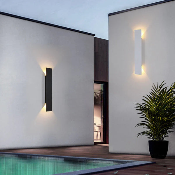 Triglow - Waterdichte Moderne Led Wandlamp Voor Buiten - wandlampen - zijaanzicht
